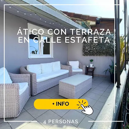 Atico Con Terraza Con Vistas Al Encierro San Fermin